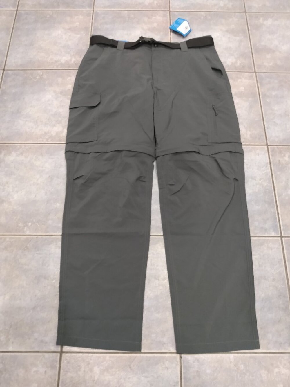 NWT Mens Columbia Omni Shade Silver Ridge Utility Convertible Pants 38 X 32